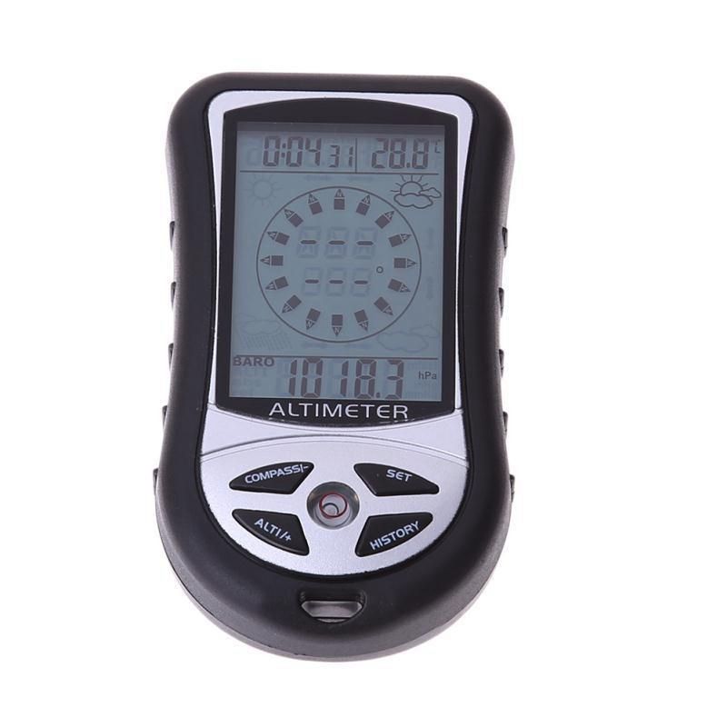 Barometer Portable 8-In-1 Hand-Held Electronic Altimeter