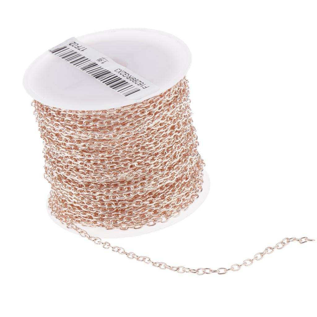 10 Yards  Extension Necklace Bracelet Jewellery Extender Rose Gold
