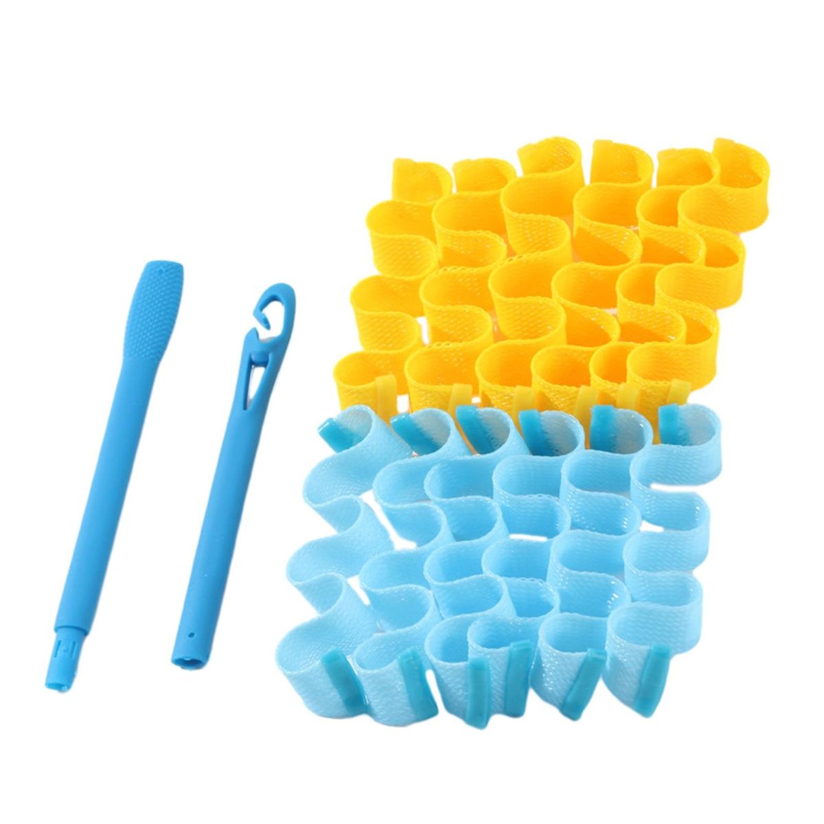Hair Roller Kit Stretchy Hair Curling Kit Heatless Diy for Damage-free