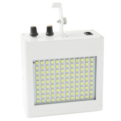 30W 108 LED Strobe Stage Light White Light Sound Control