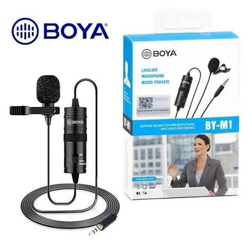 BY-M1 Clip-On Microphone For DSLR Camera/Smartphone/Video