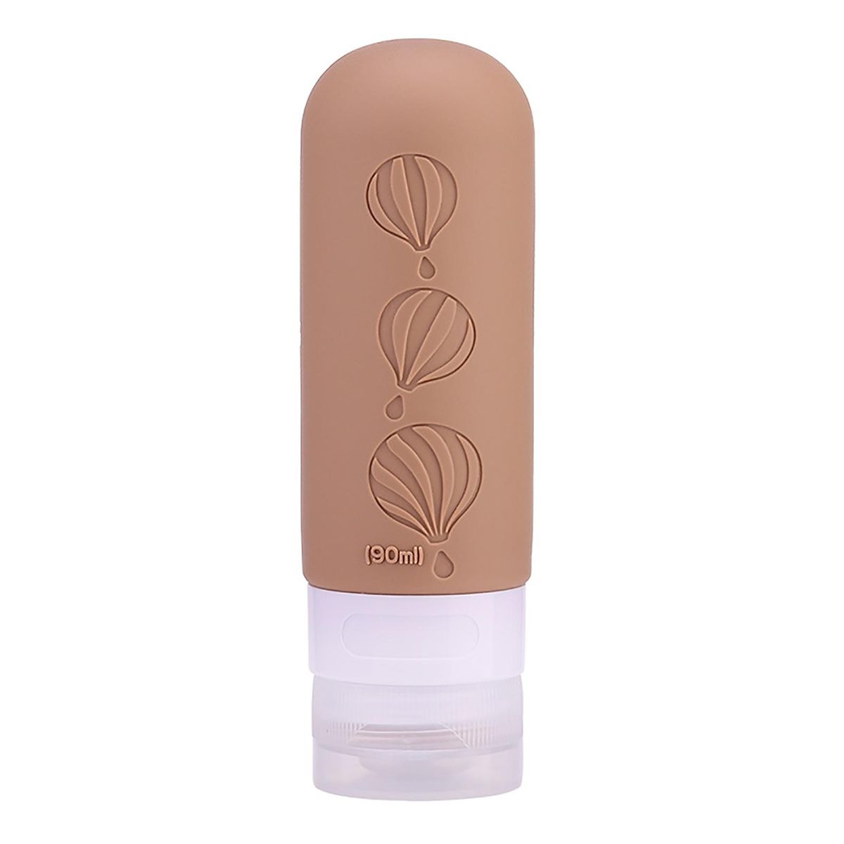 Silicone Travel Bottle for Condiments Leak-proof 90ml Silicone Squeeze Dark Khaki