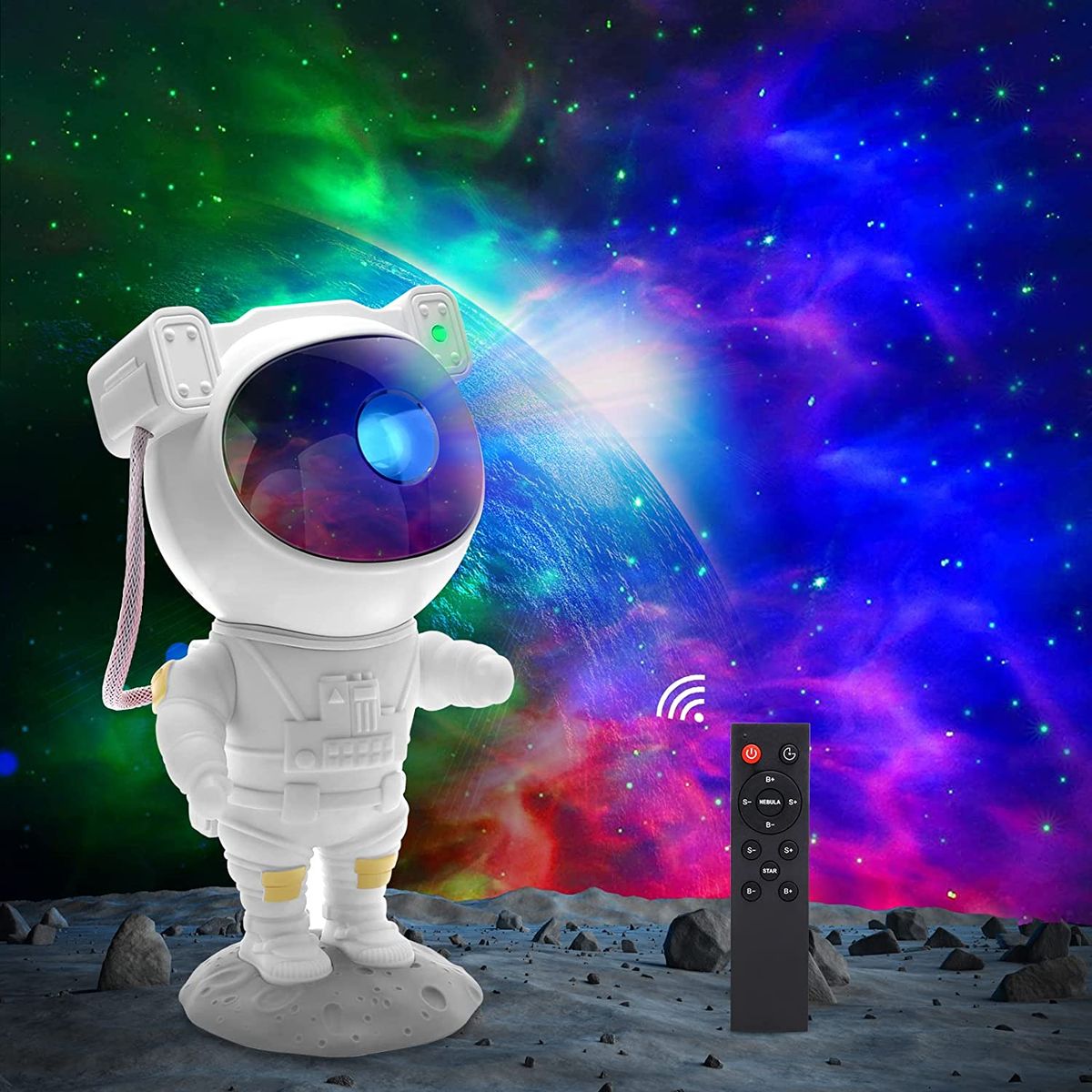 Star  Galaxy Night Light For Kids Astronaut Nebula Ceiling Led Light  For Bedroom, Gaming Room, Home Theater