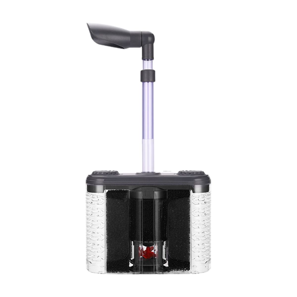 Fish Sewage Collector Filter Impurities Fish Waste Pump Black