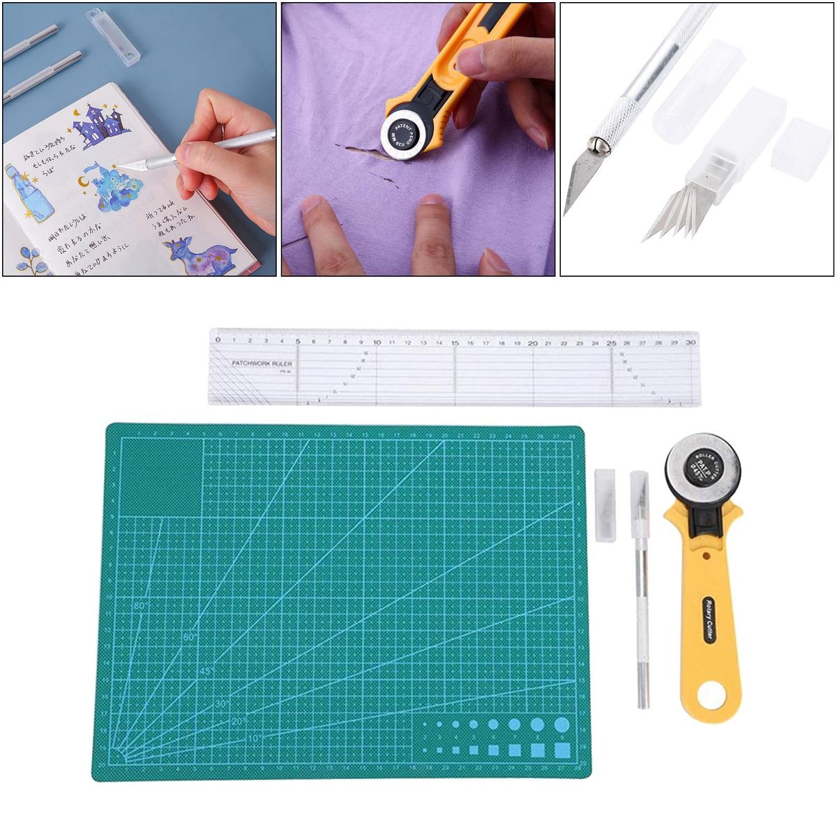 Hobby Artwork Craft Knives Leather Rotary  Stencil A4 Board