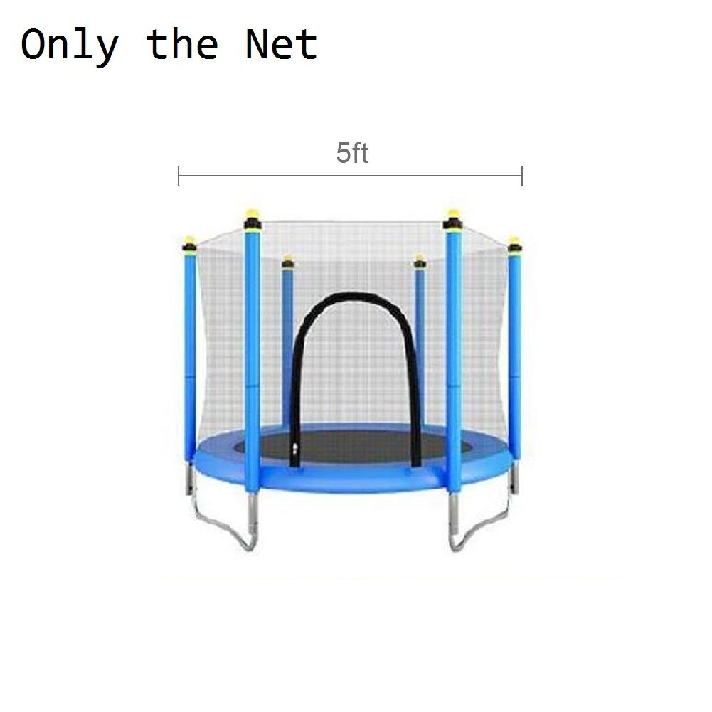 4-8ft Outdoor Trampoline Protective Net For Kid Children Anti-fall Polyethylene-5ft