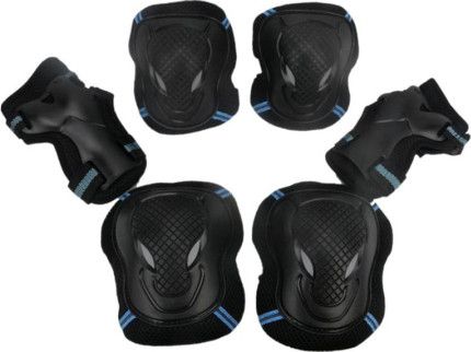 Wrist, Elbow & Knee Protective Pads - Blue