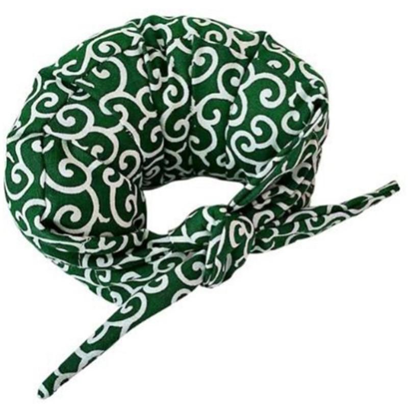 Green Cute Cotton Padded Dog Cat Scarf Japanese Style Pet Cloth Packaging Shape Collar Dog Grooming Accessories