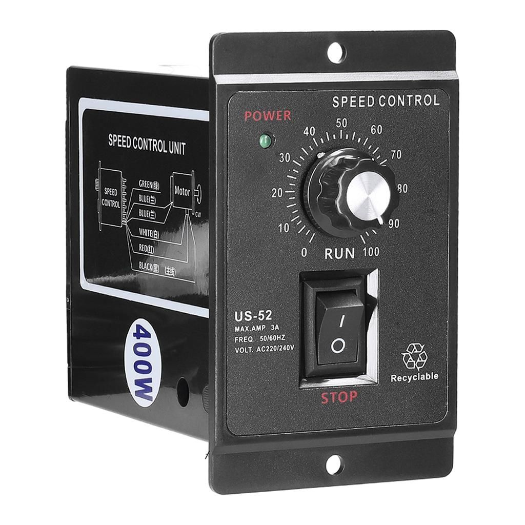 AC 220V 50/60Hz Single Phase AC Motor Speed Controller Electric Motor