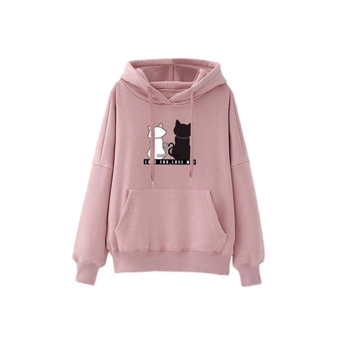 Soft Women Long Sleeve Hoodie Stretchy Hooded Tops With Hypnotizing XL