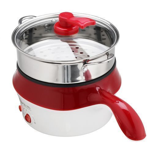 1.8cm Double-Layer Stainless Steel Mini Electric Pot  Cooker