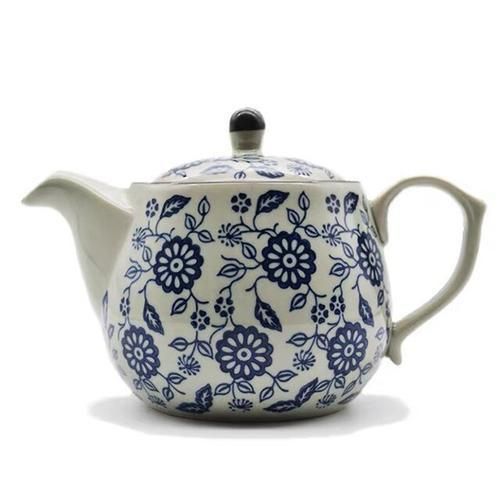 Blue And White Porcelain Retro Teapot Ceramic Household Kettle Handmade Office Filter Tea Pot Creative Kung Fu Tea Set Teaware