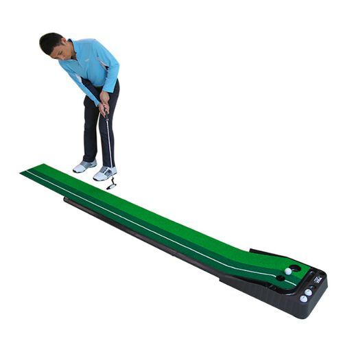 Golf Putting Mat With Return Ball System [Golf Club And Balls Not Included]