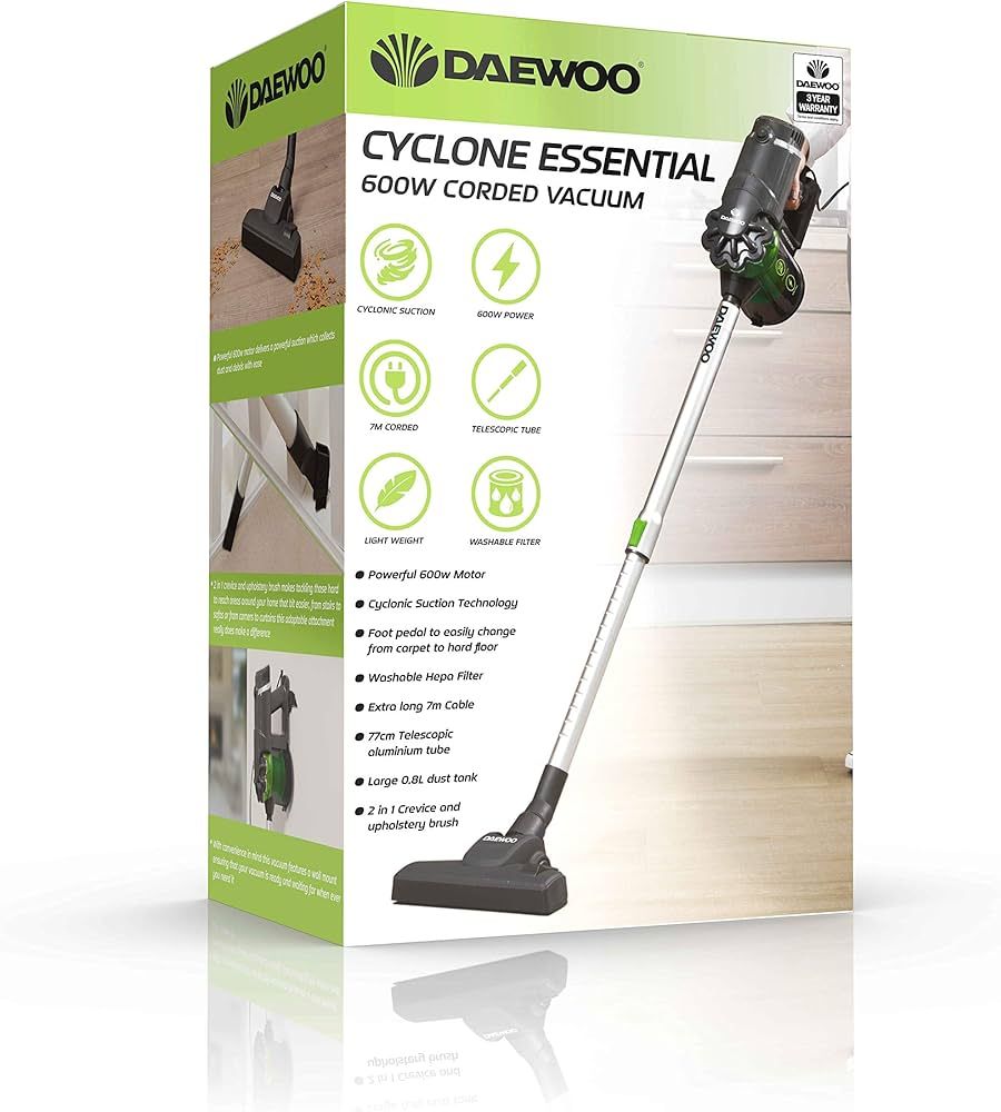 2 In 1 Handheld Stick Vacuum Cleaner