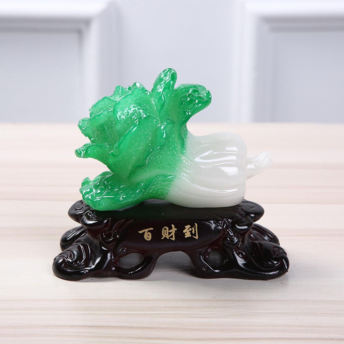 Crystal Clear Jade Cabbage For Prosperity,Wealth,Lucky Commerce