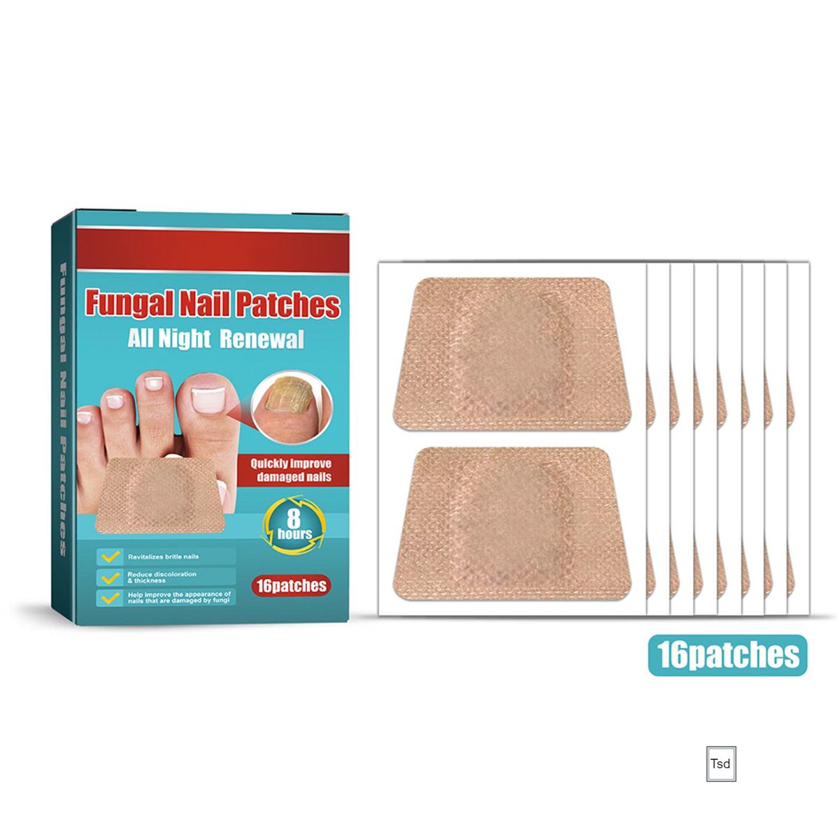 Grey Nail Patch Nail Correction Sticker Breathable Nail