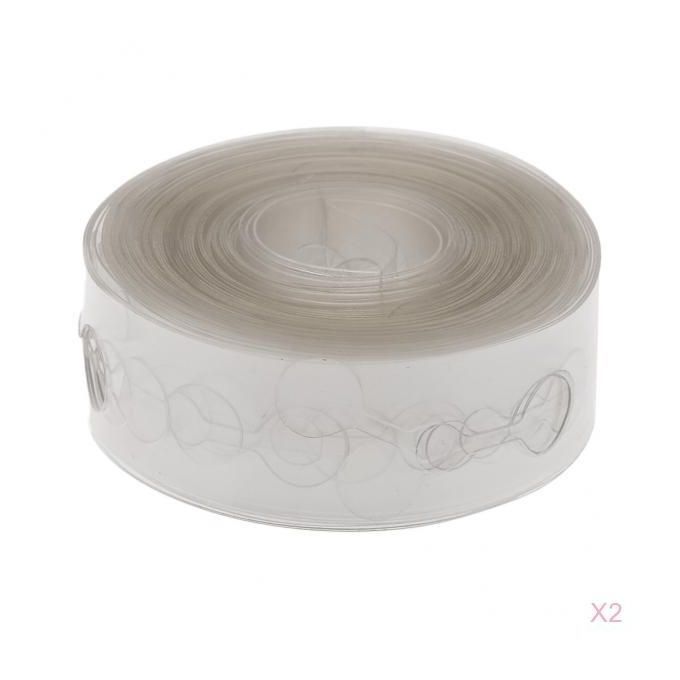 2 Rolls 10m Balloon Arch Decor Strip Connect Chain DIY 2 Rolls 2 Hole