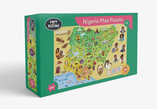 Nigeria Map Jigsaw Intelligence Puzzle