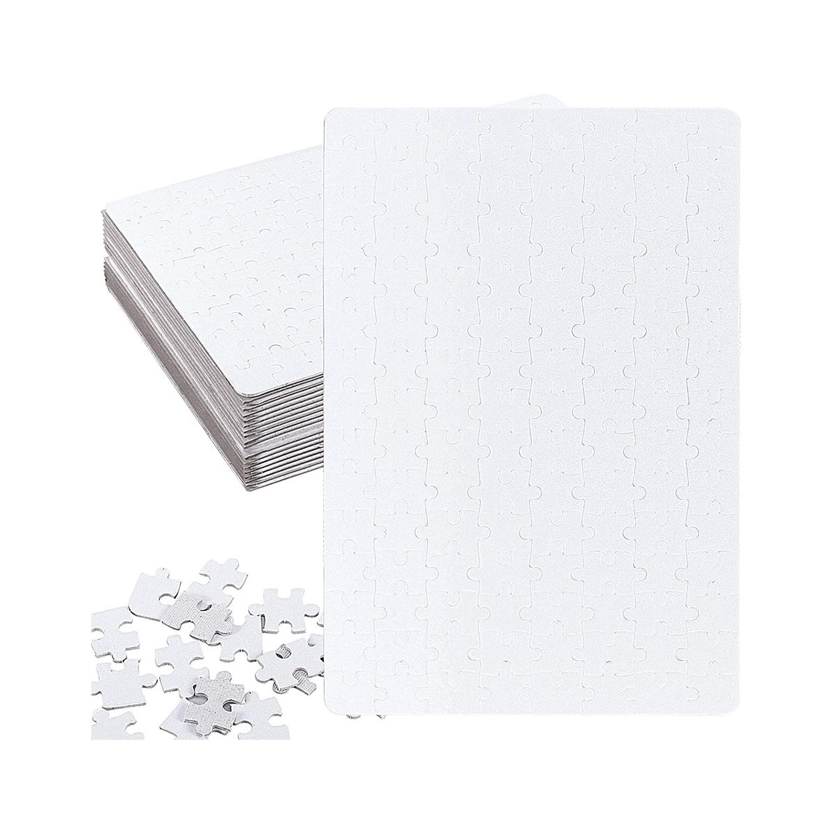 20 Sets Blank Sublimation A4 Jigsaw Puzzle with 120 Pcs