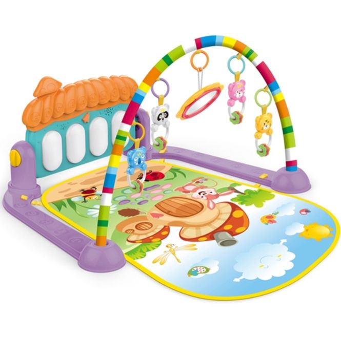 4 In 1Baby Play Mat Kids Gym Playmat Fitness Piano Music Fun Boys Girls