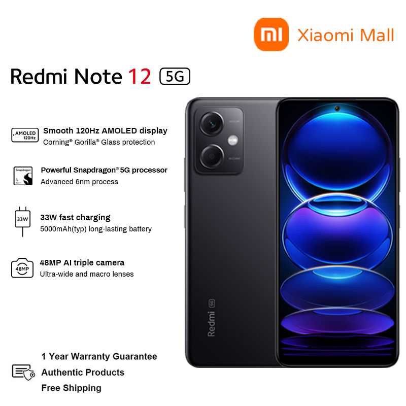 Redmi Note 12 5G Smartphone 6.67