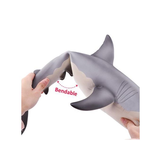 The Old Tree Big Megalodon Great White Shark Simulation Animal Figure Model Toy Xmas Gift