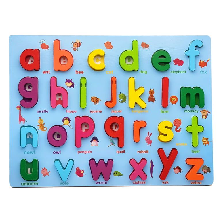 Wooden Alphabet Puzzle Numbers