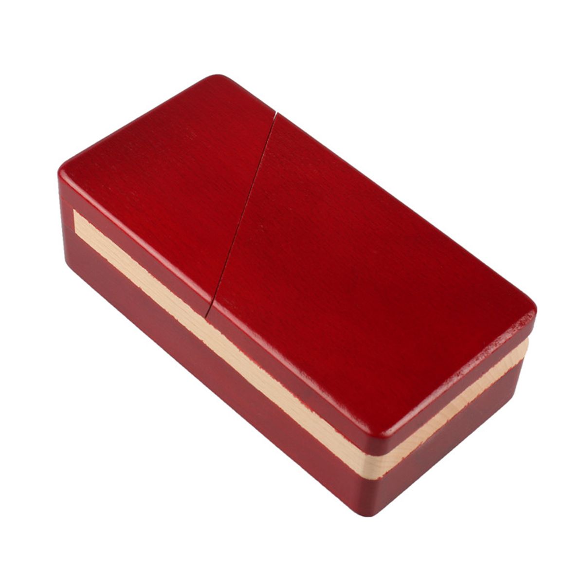 Wooden Organ Puzzle Secret Box Kongming Lock Kids-Red