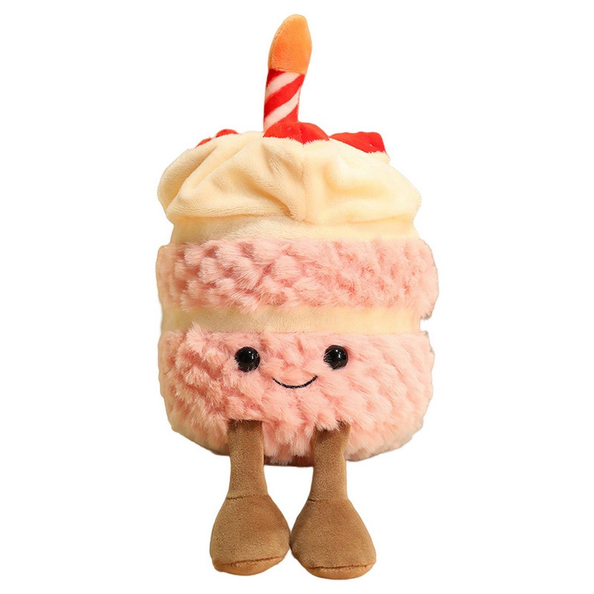 Birthday Cake Doll Children Strawberry Birthday Cake Doll Plush Toys Pink