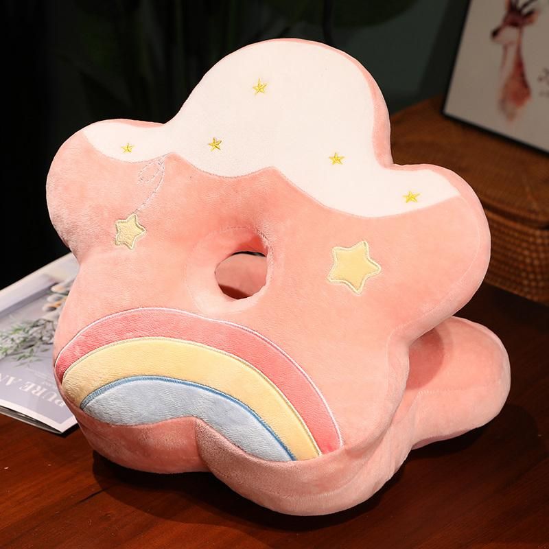 Flower Plush Summer Ice Slik Sleeping Pillow Plush Comfort Dolls Soft Pillow Nordic Home Decor