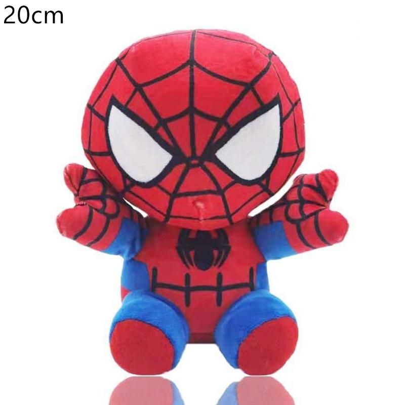 Super Iron Man Spiderman Captain America Treant Plush Doll BlaPanther Kawaii Pillow Children's Gift