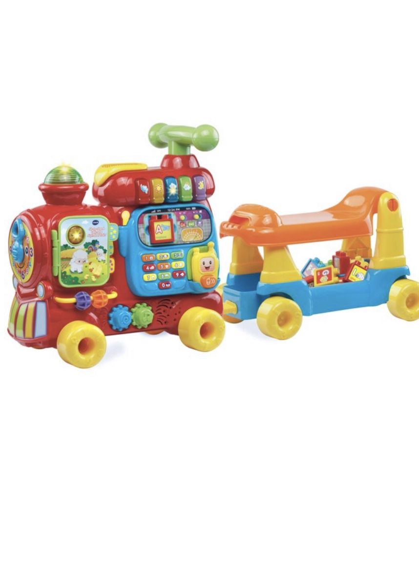 VTech, Sit-to-Stand Ultimate Alphabet Train, Ride-On Train Toy