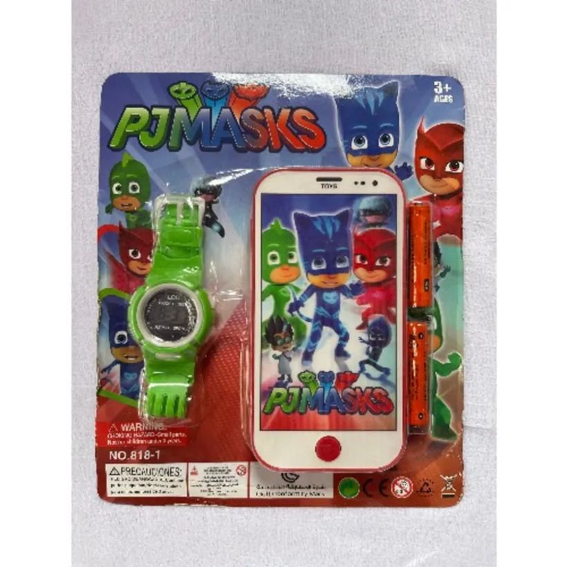 Kids Toy PJMASKS Wrist Watch And Phone