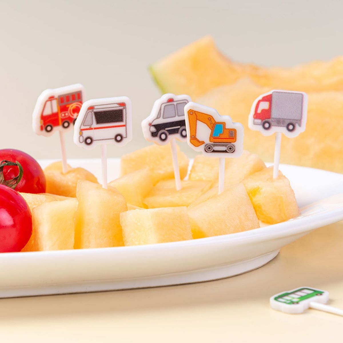 6Pcs Fruit Pick Food Grade Dessert Fork A