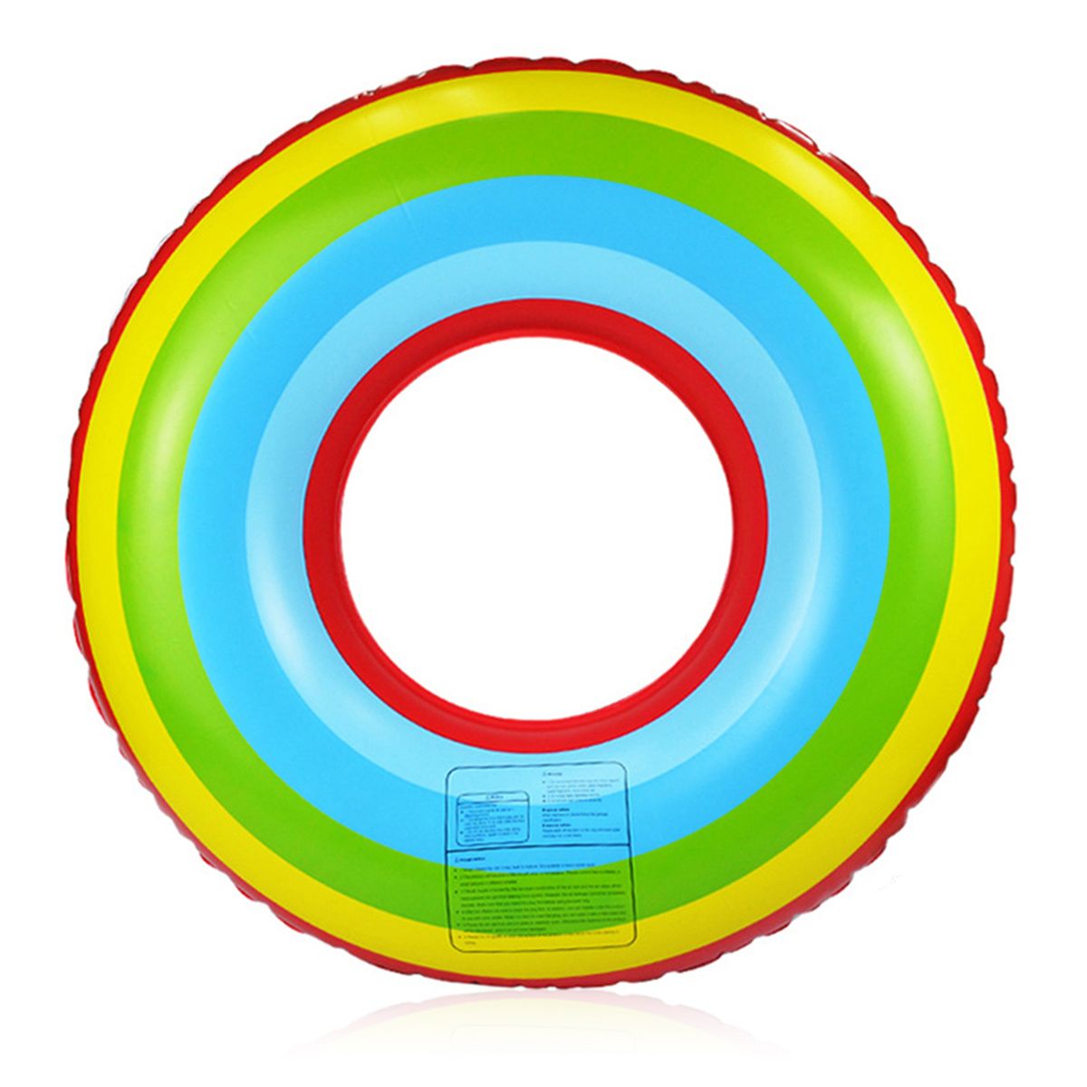 Inflatable Swim Ring With Pressing Inflation Summer Pool