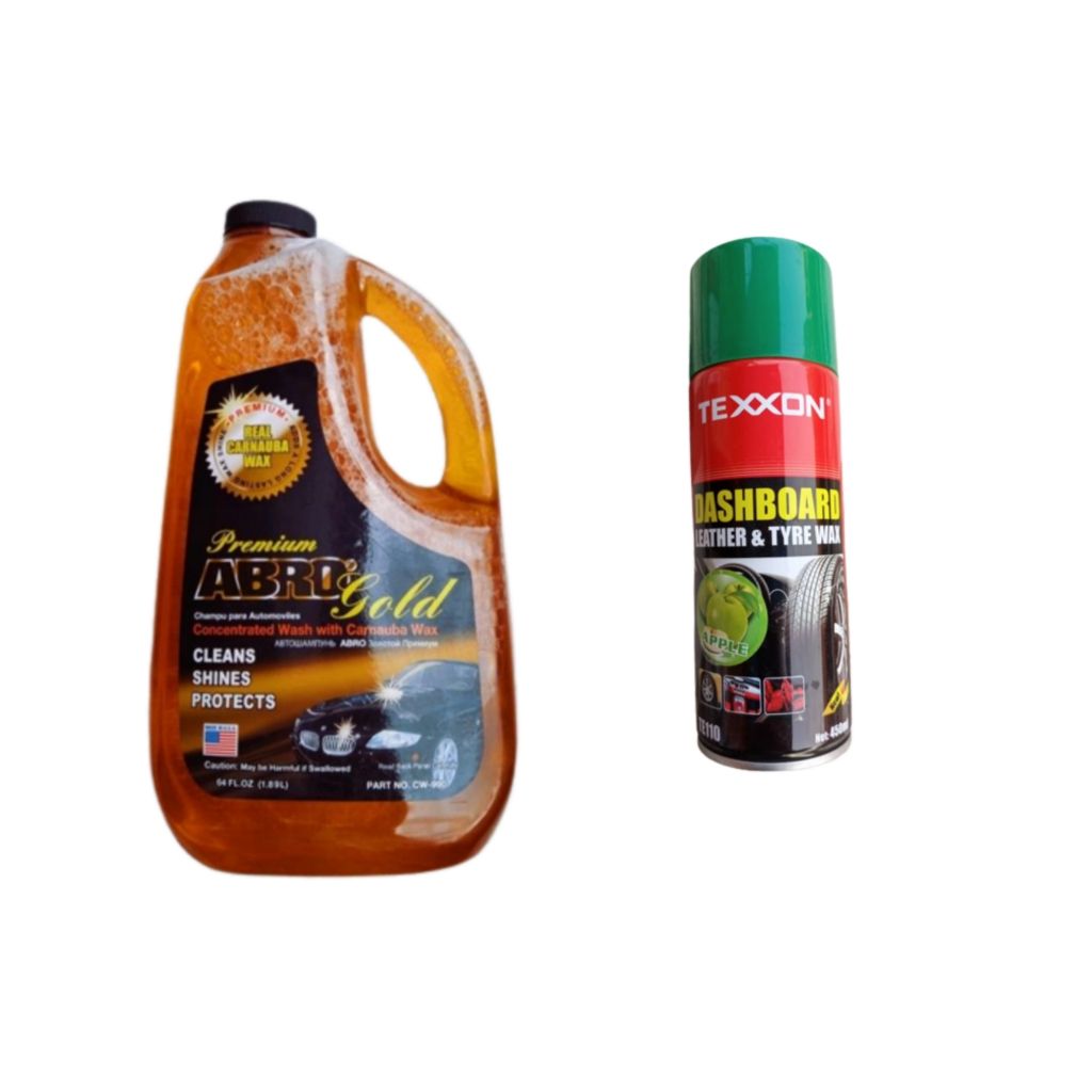 Gold Liquid Car Wash & Dashboard, Tyre Wax