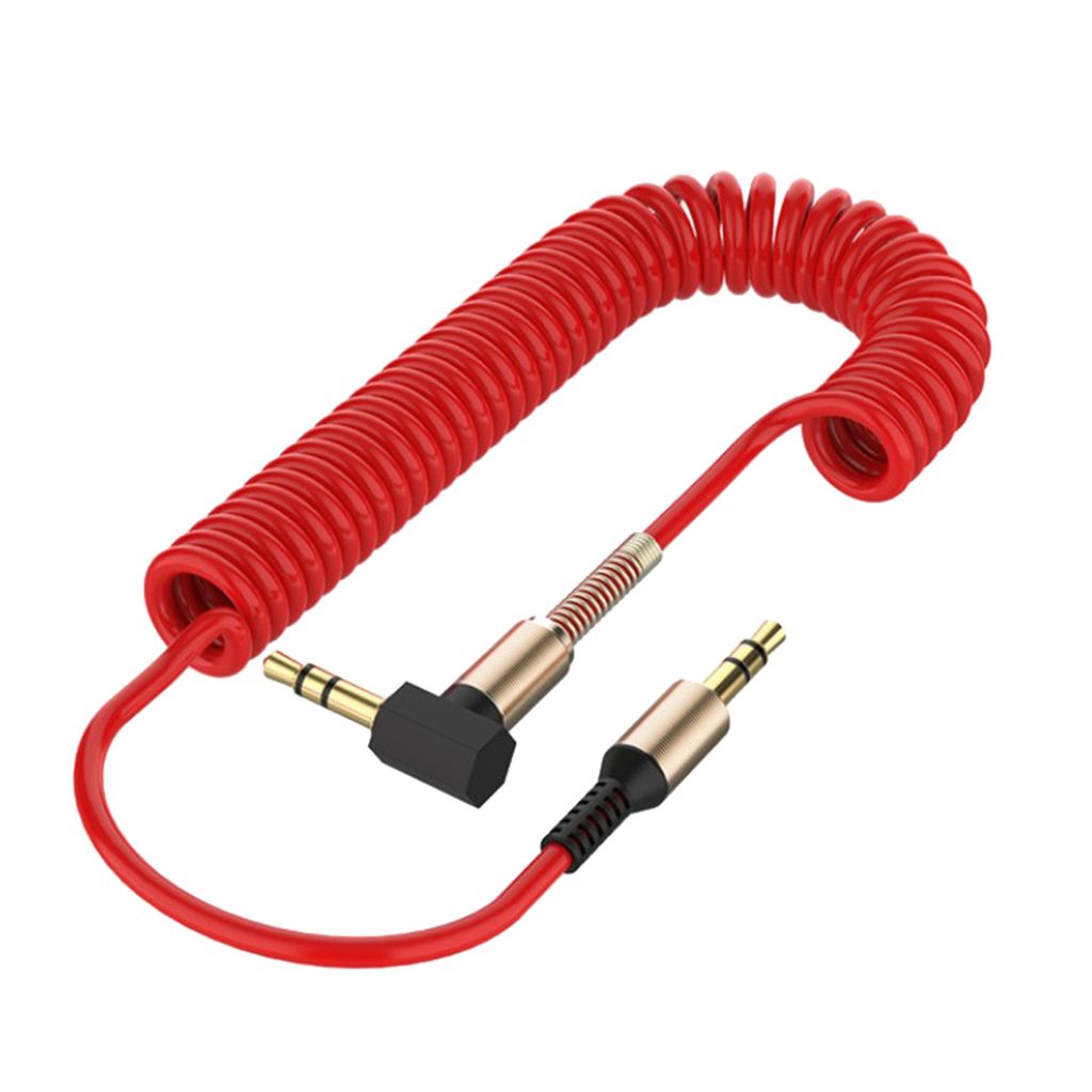 3.5mm Male To 3.5mm Male Audio Cable For Mobile  Mixer Red
