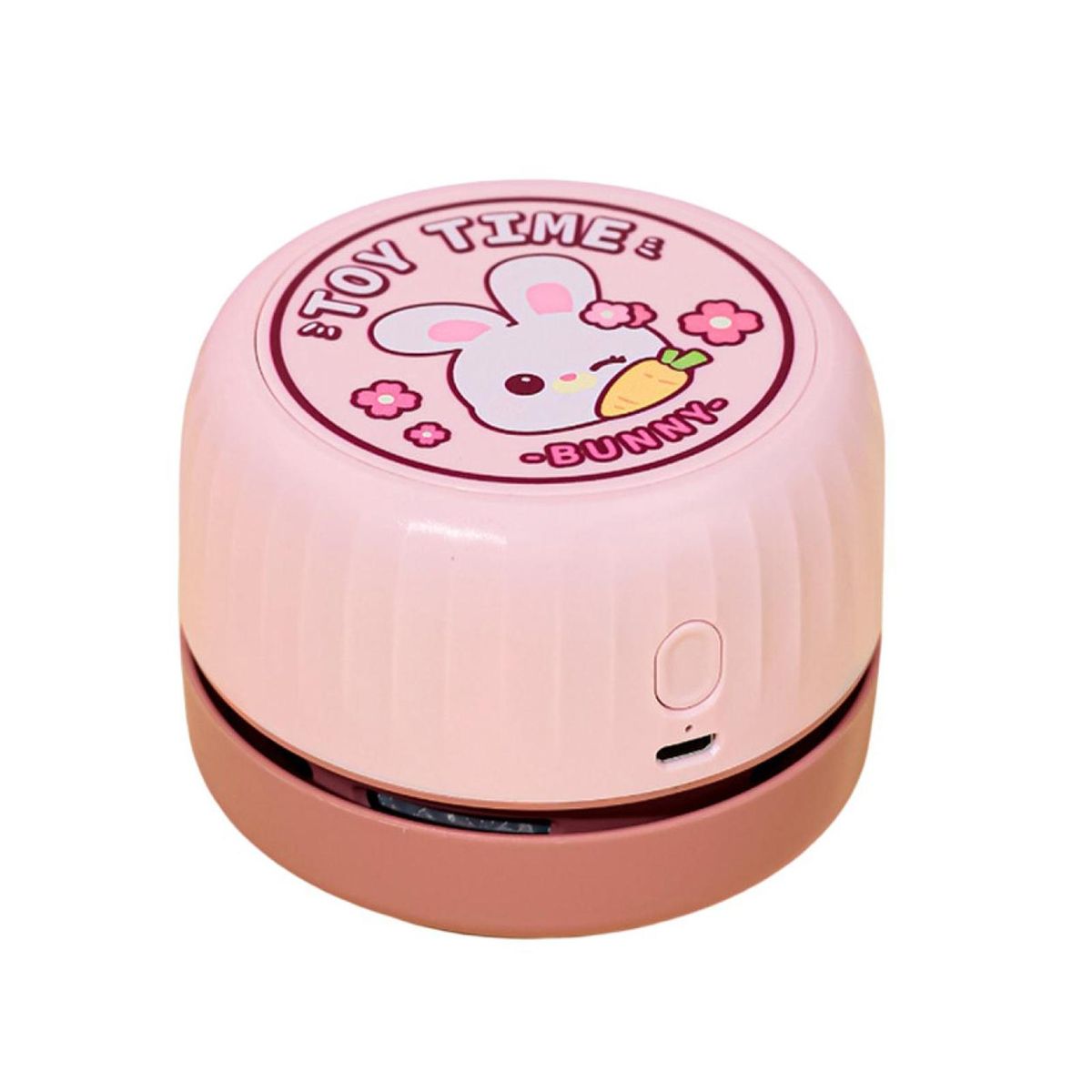 1 Set Desktop Vacuum Cleaner Automatic Mini Vacuum Table Cleaner Pink