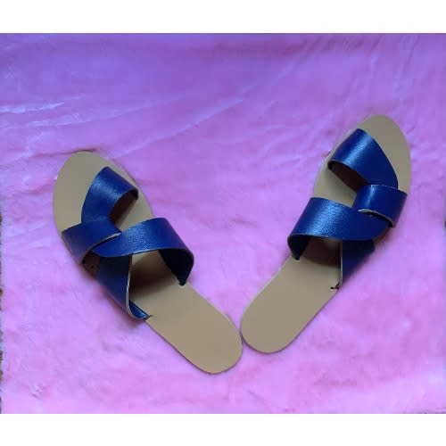Ladies Slides - Blue