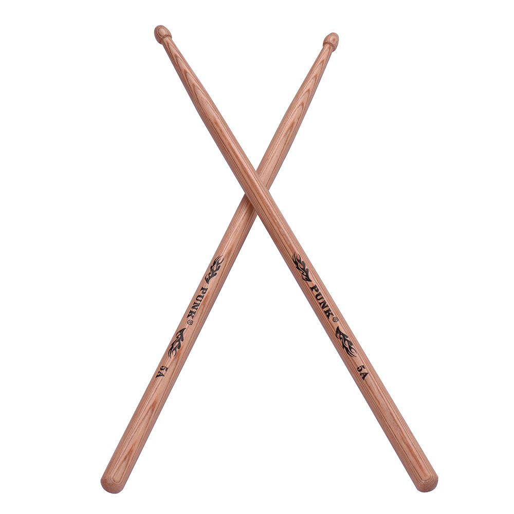 One Pair Of 5A Wooden Drumsticks Drum Sticks Hickory Wood