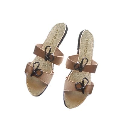 Leather Design Slippers