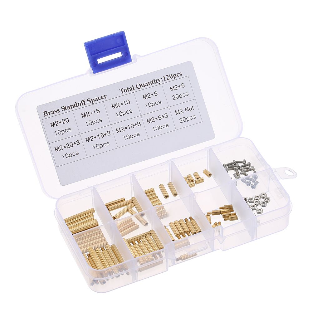 Spacing M3/M2 Screw Cylindrical Brass Threaded Pillar PCB