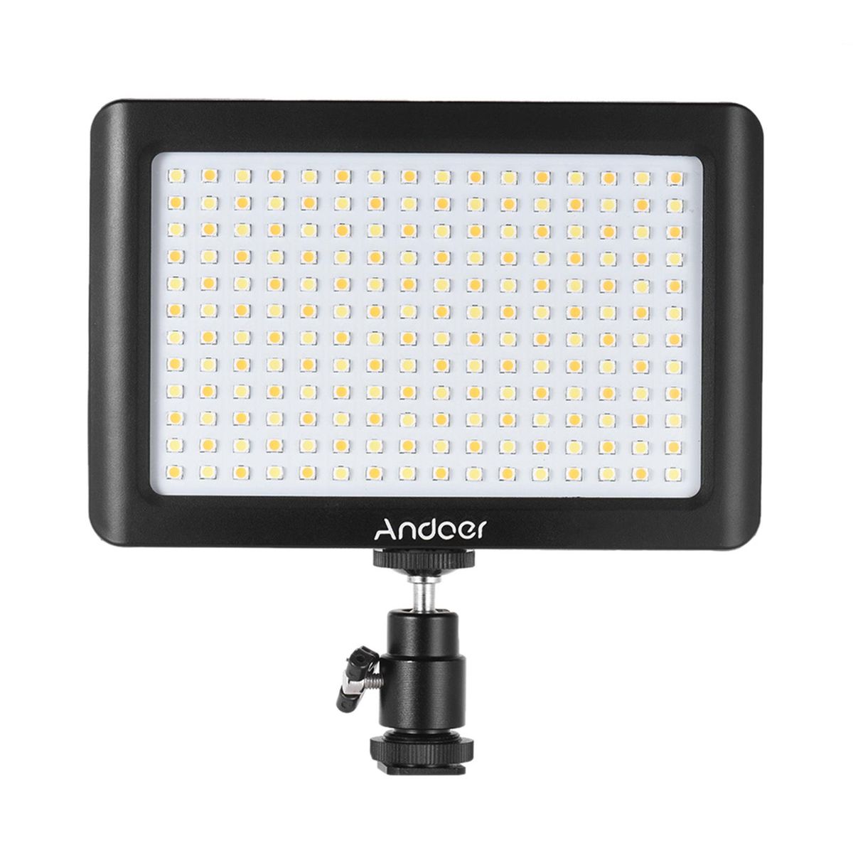 Andoer Mini Portable Dimmable Studio Video Photography LED Light Panel Lamp 3200K/6000K 192pcs Beads for Canon Nikon DSLR Camera DV Camcorder