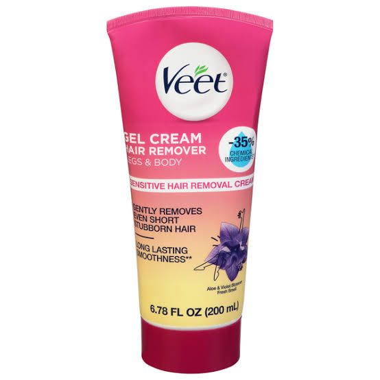 Gel Cream Sensitive Hair Remover For Leg And Body 200ml