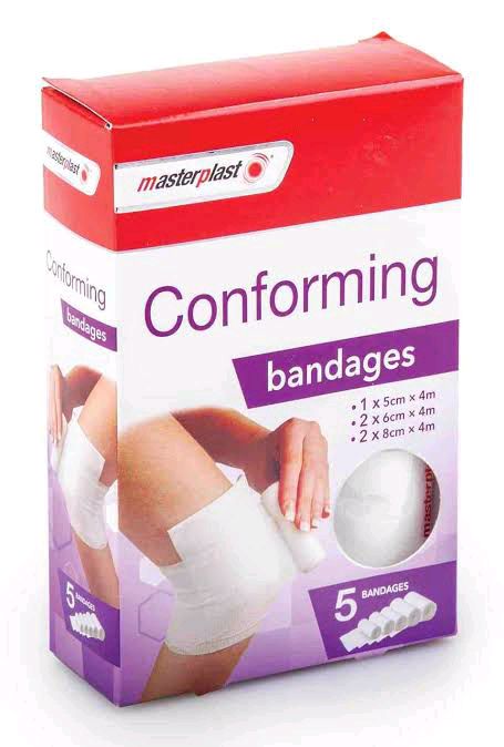 Pack Of 5 Conforming Bandages