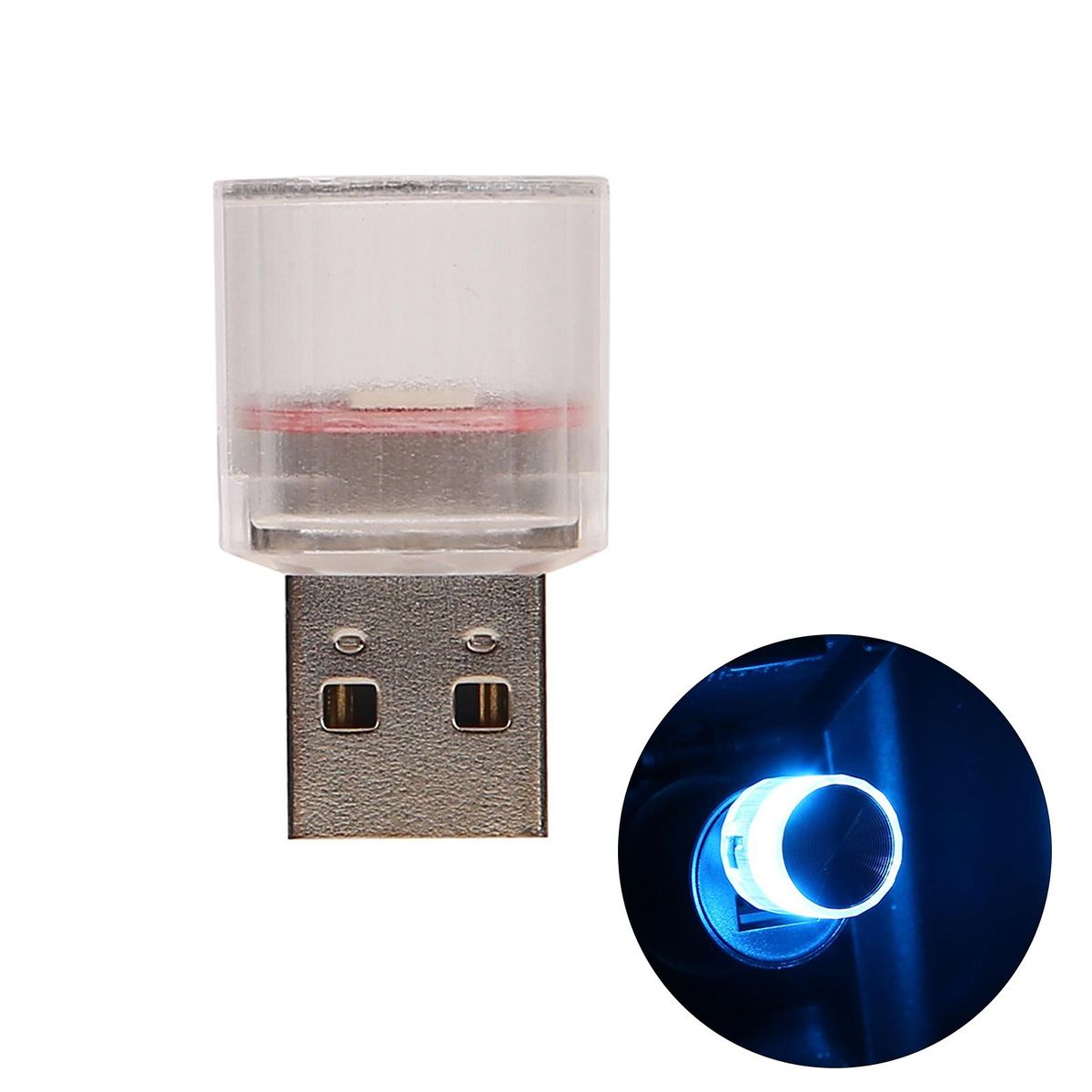 Versatile Car Light Mini Usb Car Lamp Portable Led for Emergency Light Blue