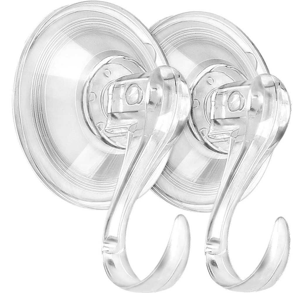 Large Clear Reusable Heavy Duty Wreath Hanger Suction Cup