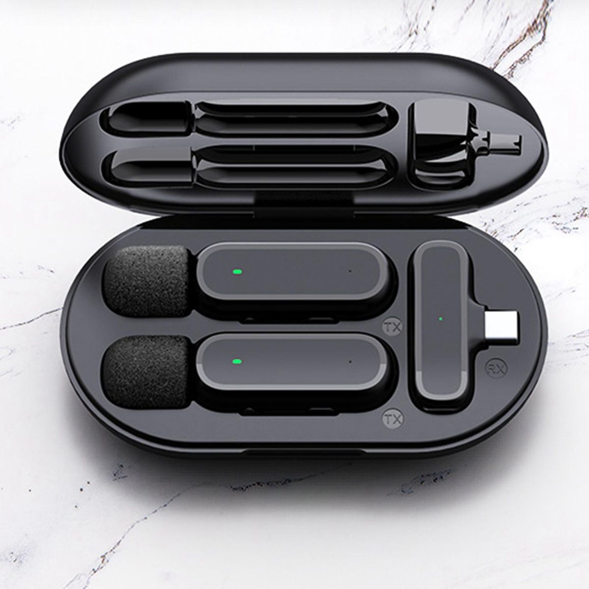 Lapel Microphone DSP Auto   Lapel  Youtubers 2 Mics
