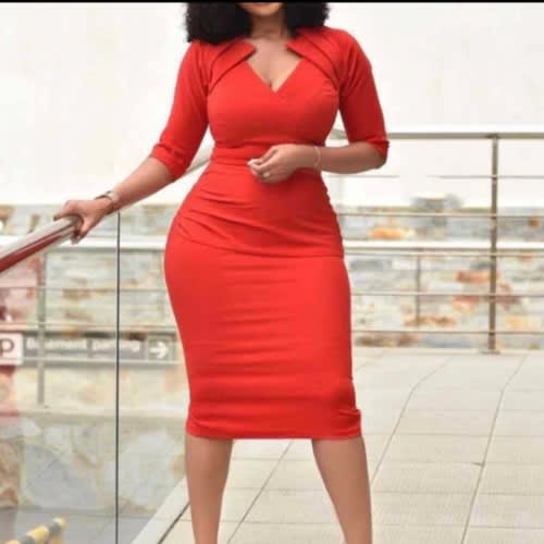 Gorgeous Bodycom Dress-red