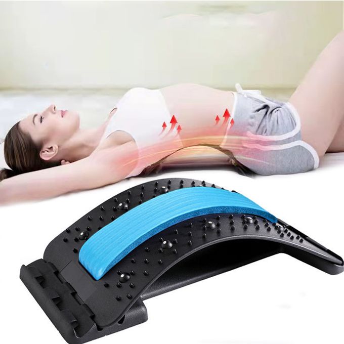 Lumbar Spine Relief Lumbar Stretch Massager - Blue